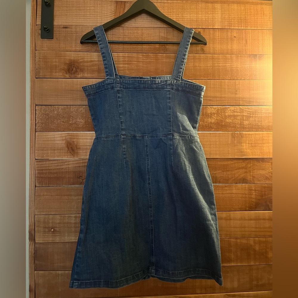 HIGHLINE Collective Denim button up mini dress - Picture 3 of 6